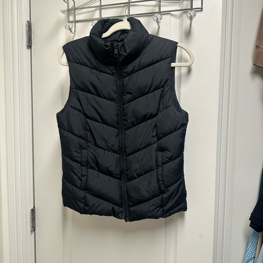 Cole Haan Women's Black Quilted Vest